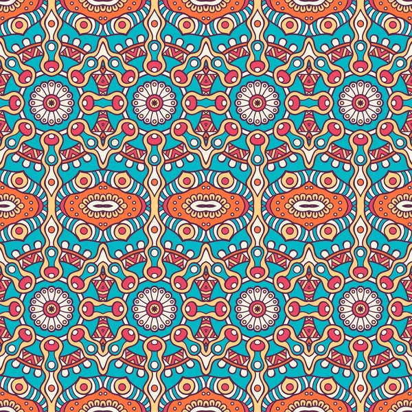 etnik çiçek seamless modeli