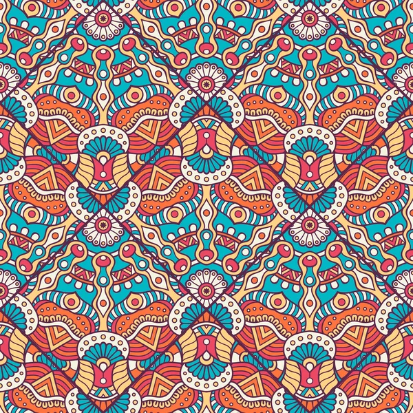 etnik çiçek seamless modeli