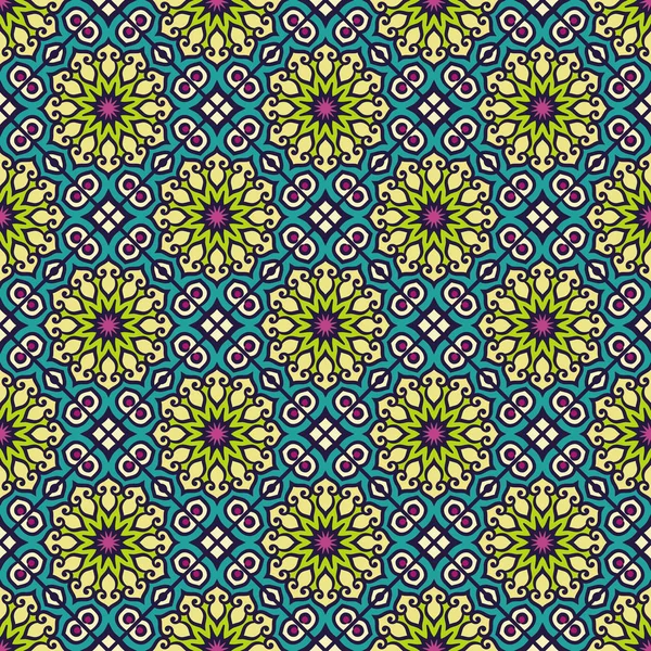 etnik çiçek seamless modeli