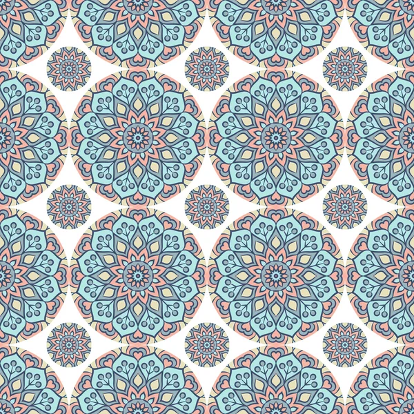 etnik çiçek seamless modeli