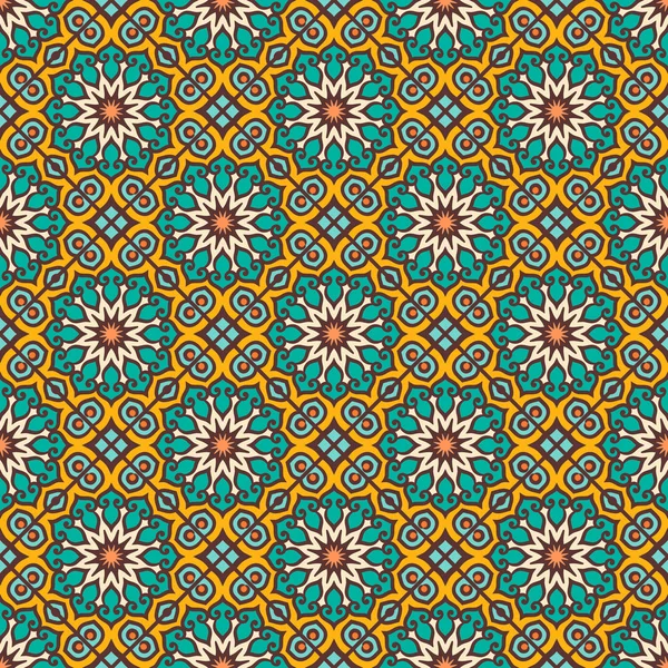 etnik çiçek seamless modeli