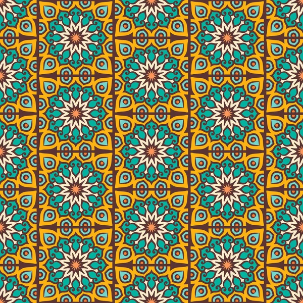 etnik çiçek seamless modeli