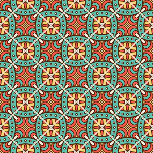 etnik çiçek seamless modeli