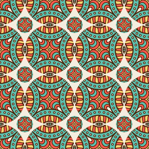 etnik çiçek seamless modeli