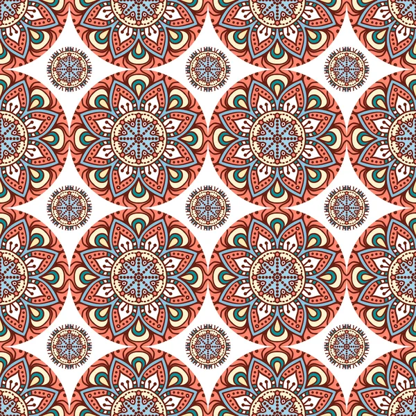 etnik çiçek seamless modeli