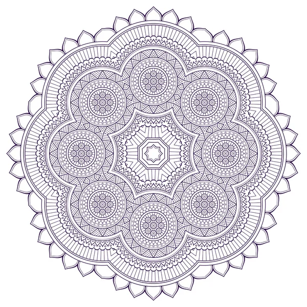 Mandala indiano vettoriale — Vettoriale Stock