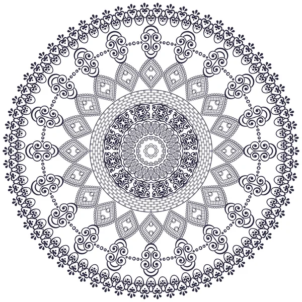 Vetor indiano Mandala — Vetor de Stock