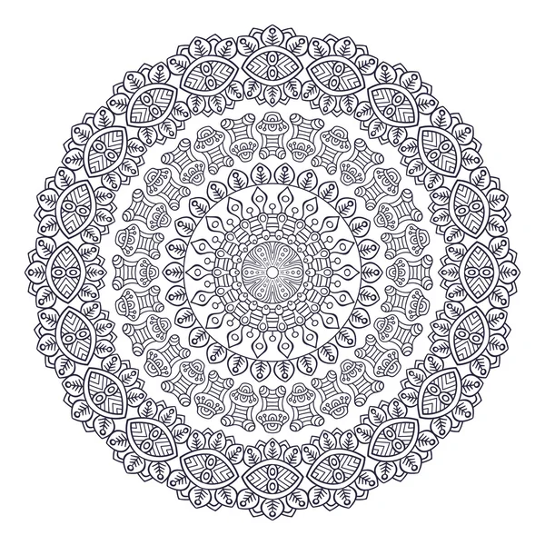 Mandala indiano vettoriale — Vettoriale Stock