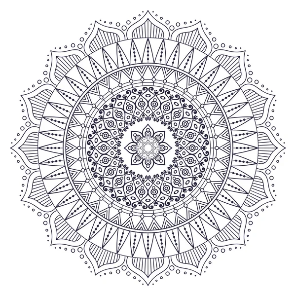 Mandala indiano vettoriale — Vettoriale Stock