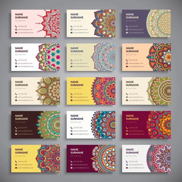 Kartvizit. Vintage dekor elementleri.