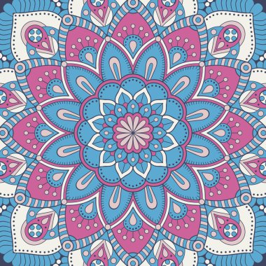 Vektör Hintli Mandala