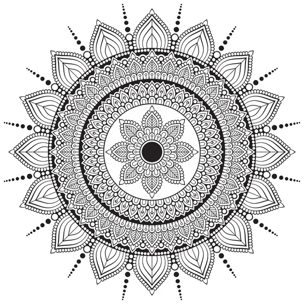Vektör Hintli Mandala