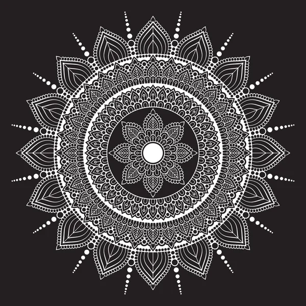 Vektör Hintli Mandala