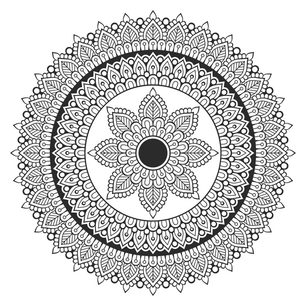 Vector indio Mandala — Vector de stock