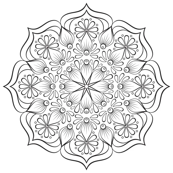 Vetor indiano Mandala — Vetor de Stock