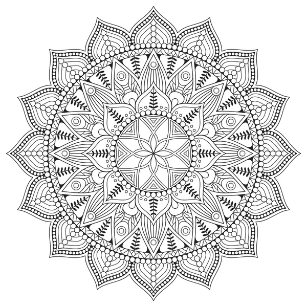 Vetor indiano Mandala — Vetor de Stock