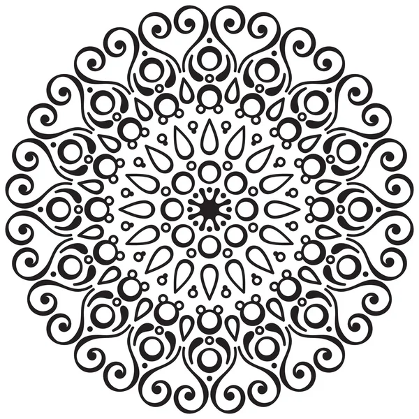 Vektör Hintli Mandala
