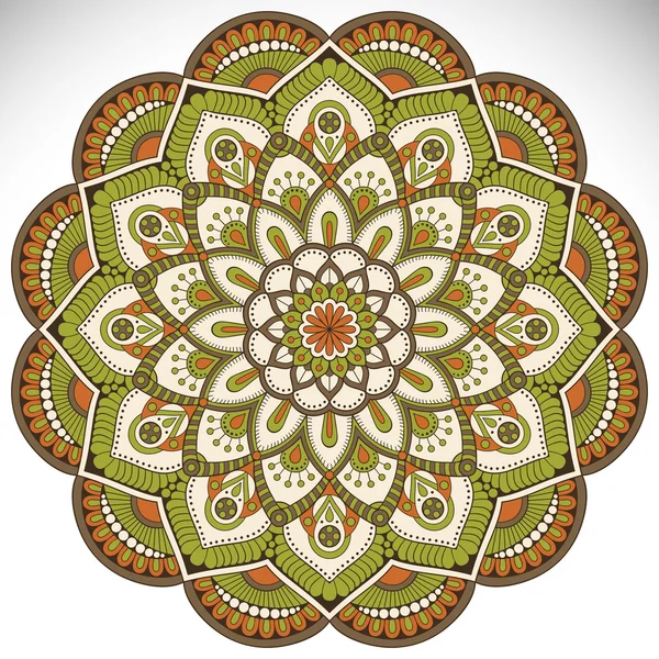 Mandala indien vecteur — Image vectorielle