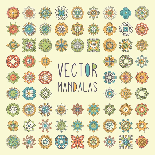 Vektorová indická Mandala — Stockový vektor