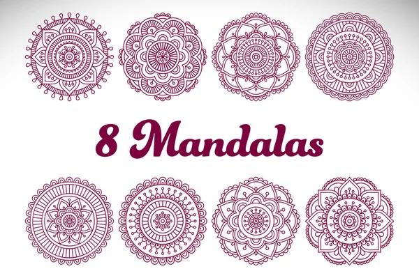 Vetor indiano Mandala —  Vetores de Stock