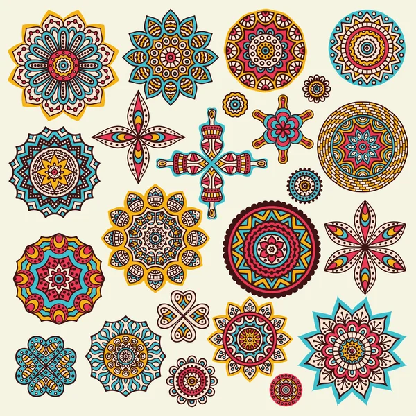 Vector indio Mandala — Vector de stock