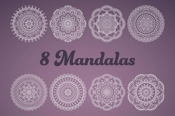 Vetor indiano Mandala —  Vetores de Stock