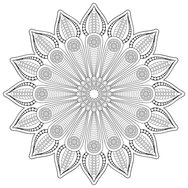 Mandala indien vecteur — Image vectorielle