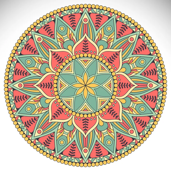 Vector indio Mandala — Vector de stock