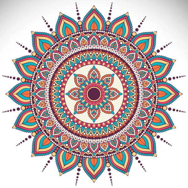 Vector indian Mandala — Stock Vector