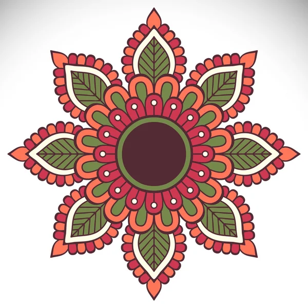 Mandala indien vecteur — Image vectorielle