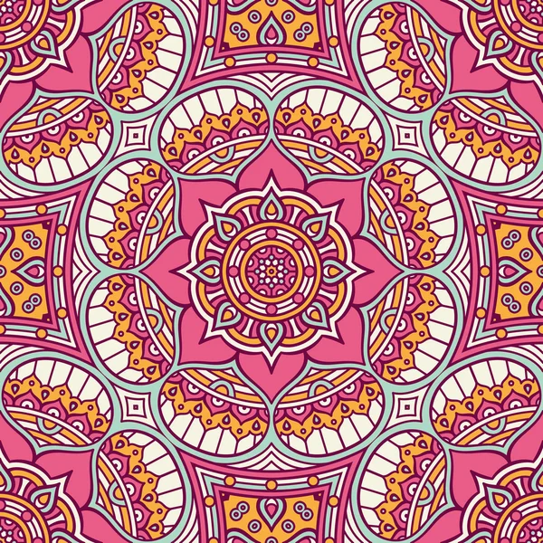 etnik çiçek seamless modeli