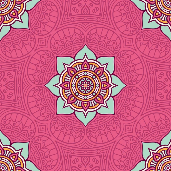 etnik çiçek seamless modeli