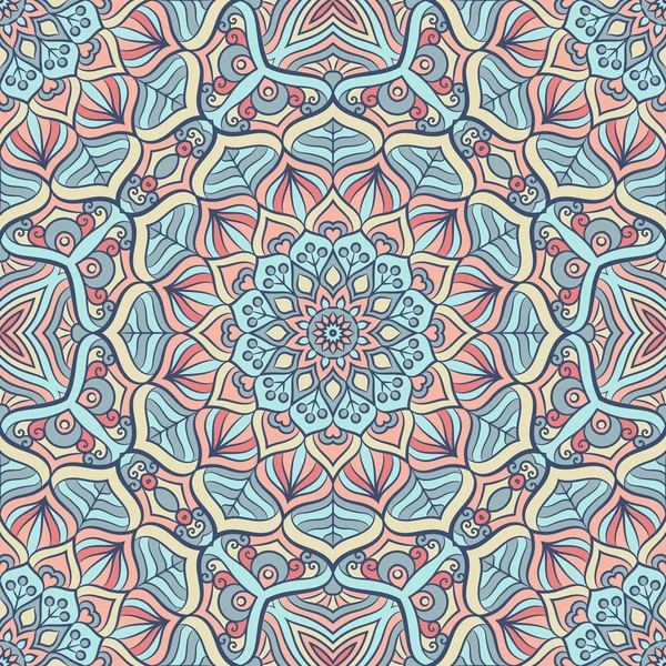 etnik çiçek seamless modeli