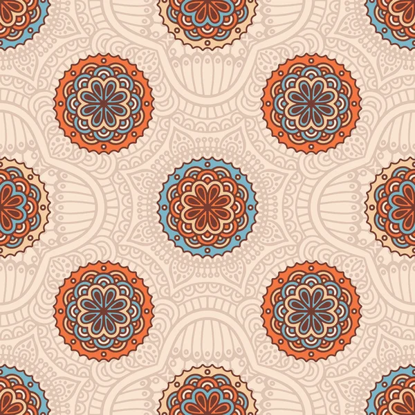 etnik çiçek seamless modeli