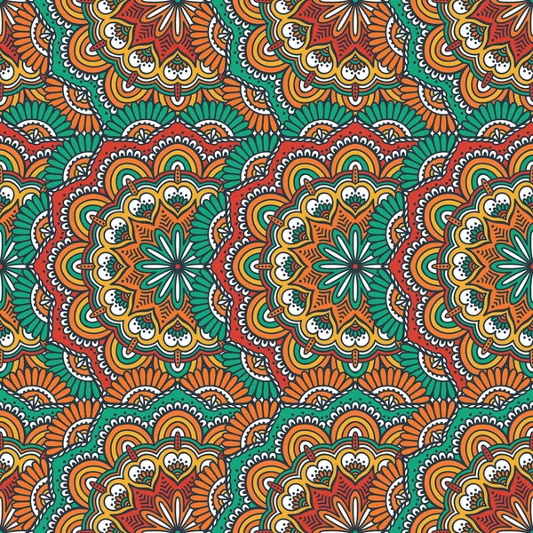 etnik çiçek seamless modeli