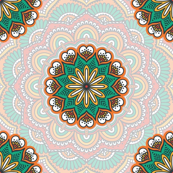 etnik çiçek seamless modeli