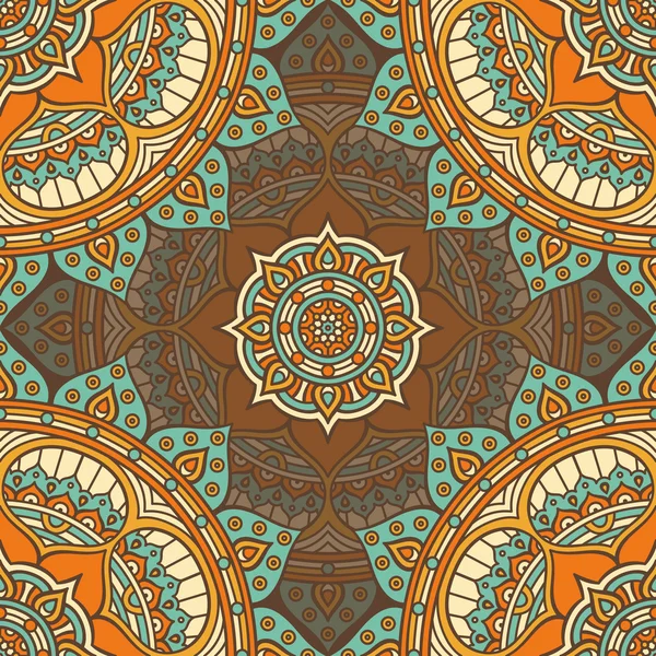 etnik çiçek seamless modeli