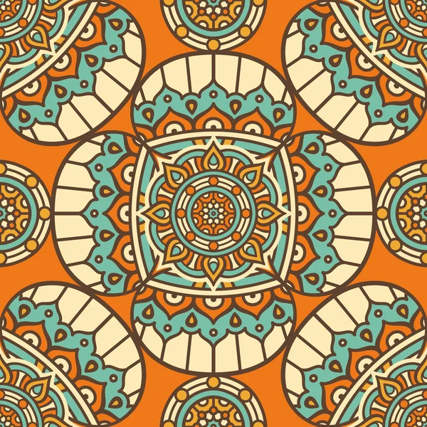 etnik çiçek seamless modeli