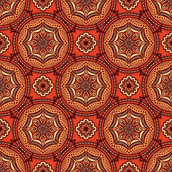 etnik çiçek seamless modeli