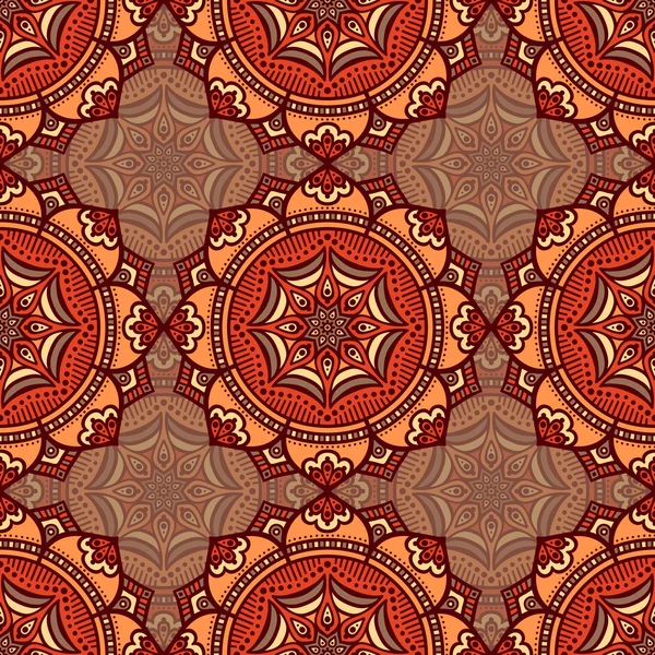 etnik çiçek seamless modeli