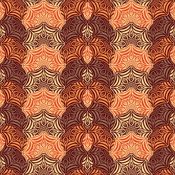 etnik çiçek seamless modeli