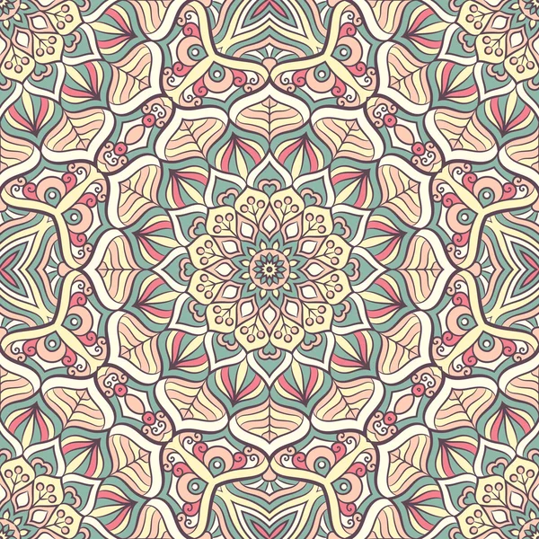 etnik çiçek seamless modeli