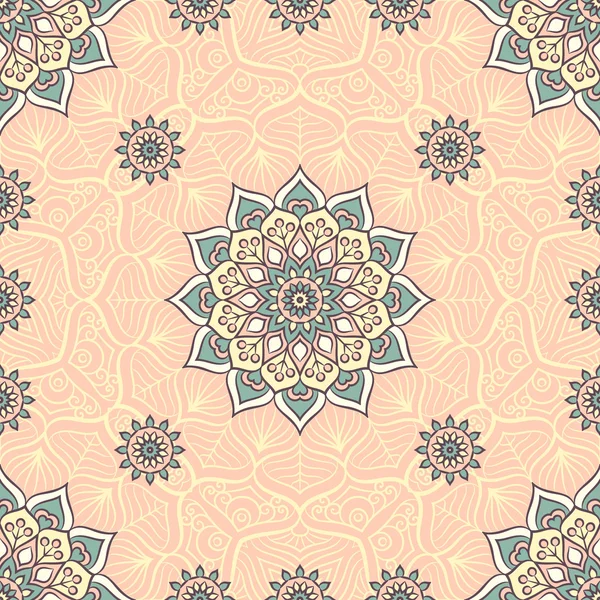 etnik çiçek seamless modeli