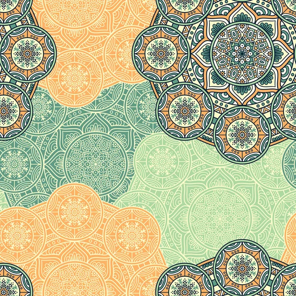 etnik çiçek seamless modeli