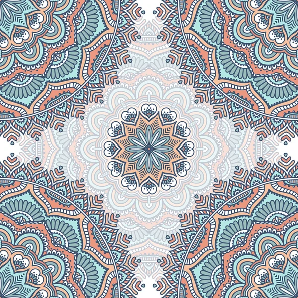 etnik çiçek seamless modeli