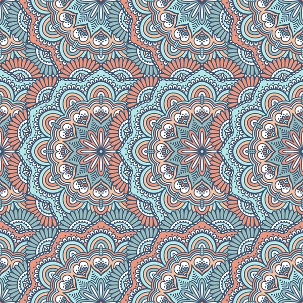 etnik çiçek seamless modeli