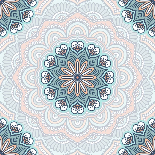 etnik çiçek seamless modeli