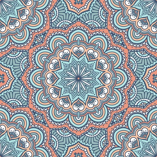 etnik çiçek seamless modeli