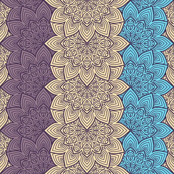 etnik çiçek seamless modeli