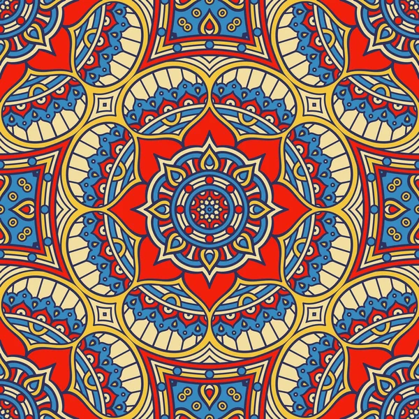 etnik çiçek seamless modeli